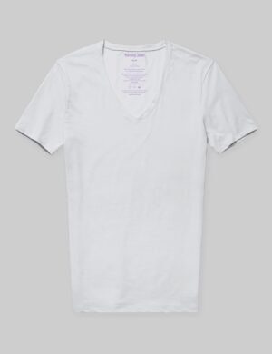 Cool Cotton Deep V-Neck Stay-Tucked Undershirt