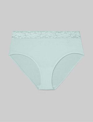 Women's Second Skin High Rise Brief, Lace Waist