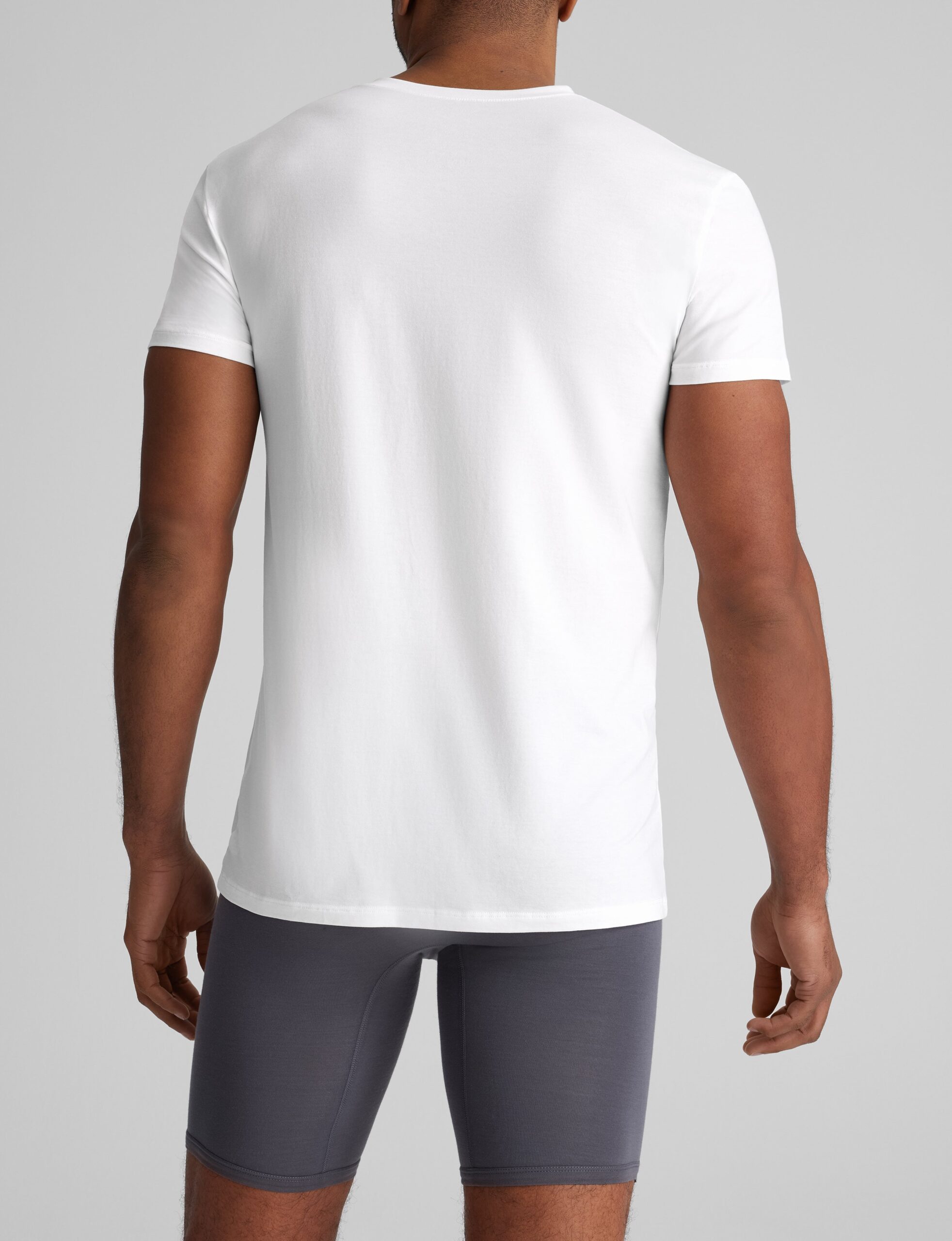 Cool Cotton High V-Neck Modern Fit Undershirt (6-Pack) - Image 3