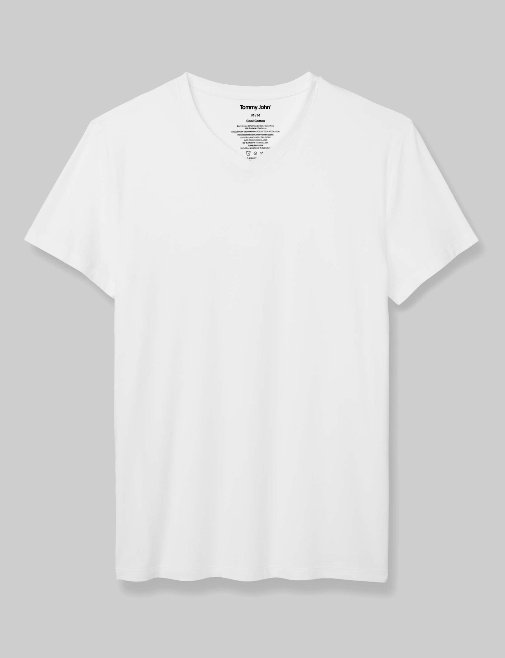 Cool Cotton High V-Neck Modern Fit Undershirt - Image 6