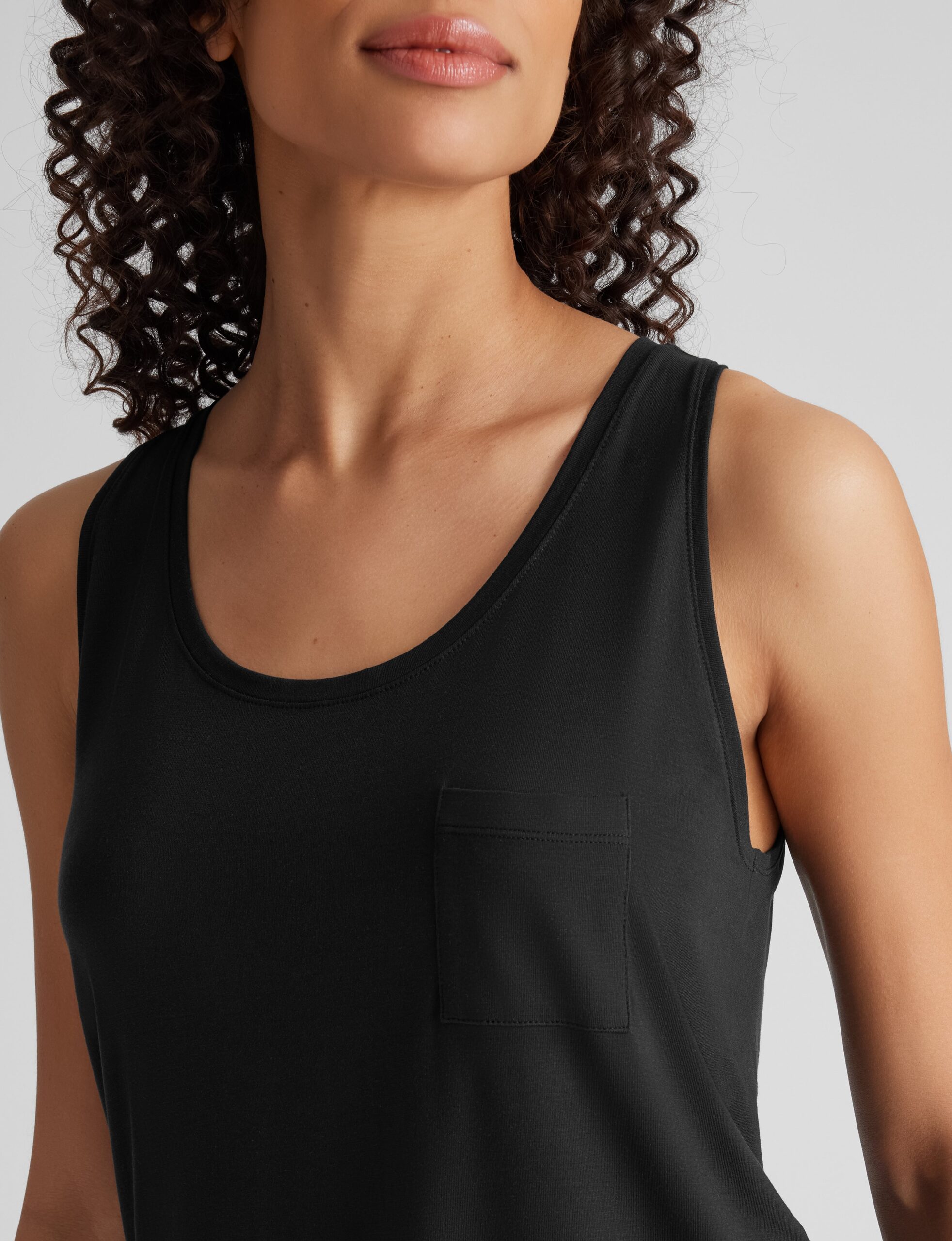 Women's Second Skin Sleep Pocket Tank - Image 4