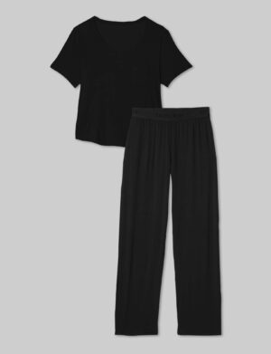 Women's Second Skin Sleep Pocket Tee & Pant Set
