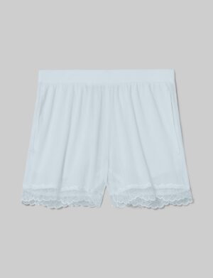Women's Second Skin Luxe Rib Lace Short