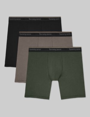Ultra Soft Flex Mid-Length Boxer Brief 6" (3-Pack)