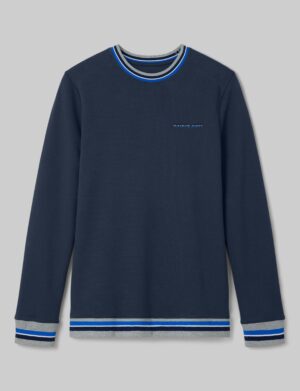 Varsity Stripe Crewneck Sweatshirt