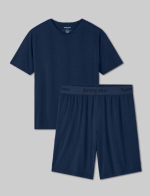 Second Skin Luxe Rib Sleep Tee & Short Set