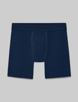 Second Skin Luxe Rib Mid-Length Boxer Brief 6"