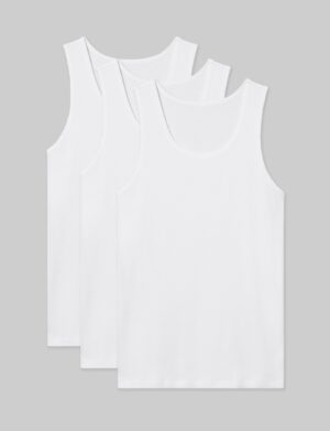 Cool Cotton Rib Tank (3-Pack)